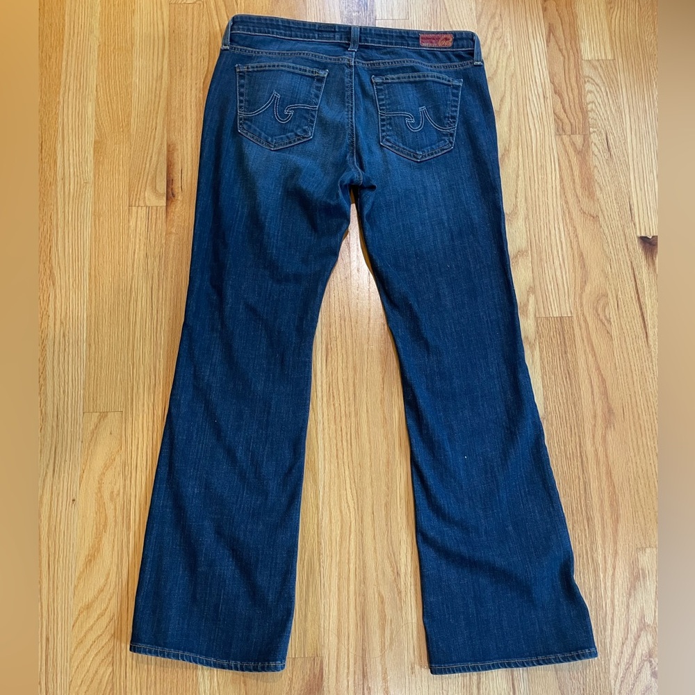 Ag Adriano Goldschmied Womens Angelina Boot Cut Jeans Size 32P Midrise Stretch - Picture 2 of 10